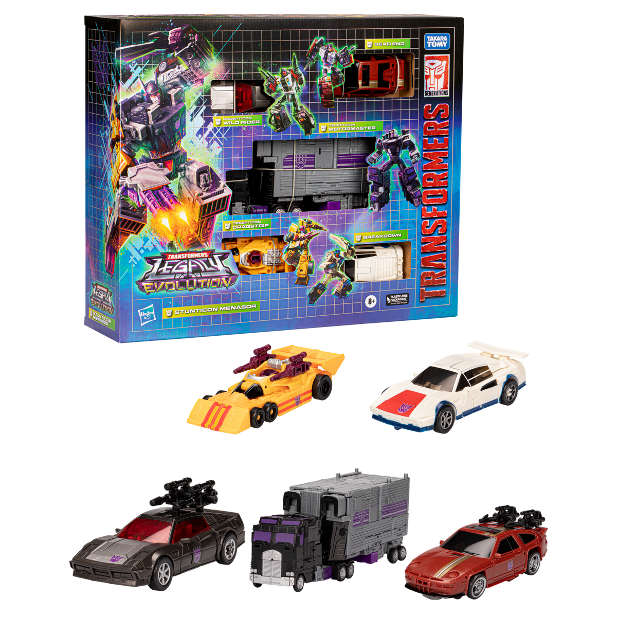 Transformers Legacy Evolution Stunticon Menasor Multipack