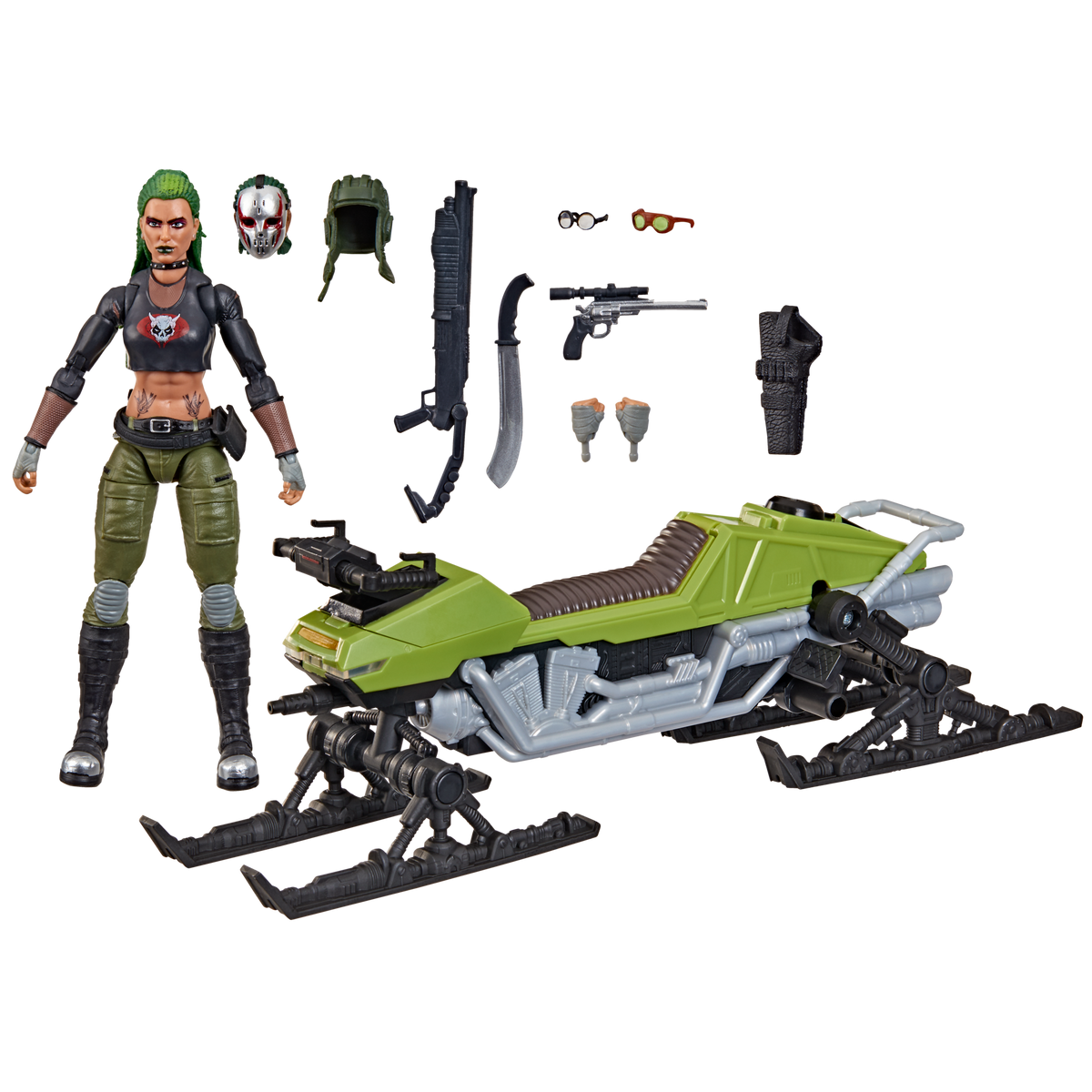 G.I. Joe Classified Series #194, Zanya and Dreadnok Chameleon (Swamp Skier) Vehicle