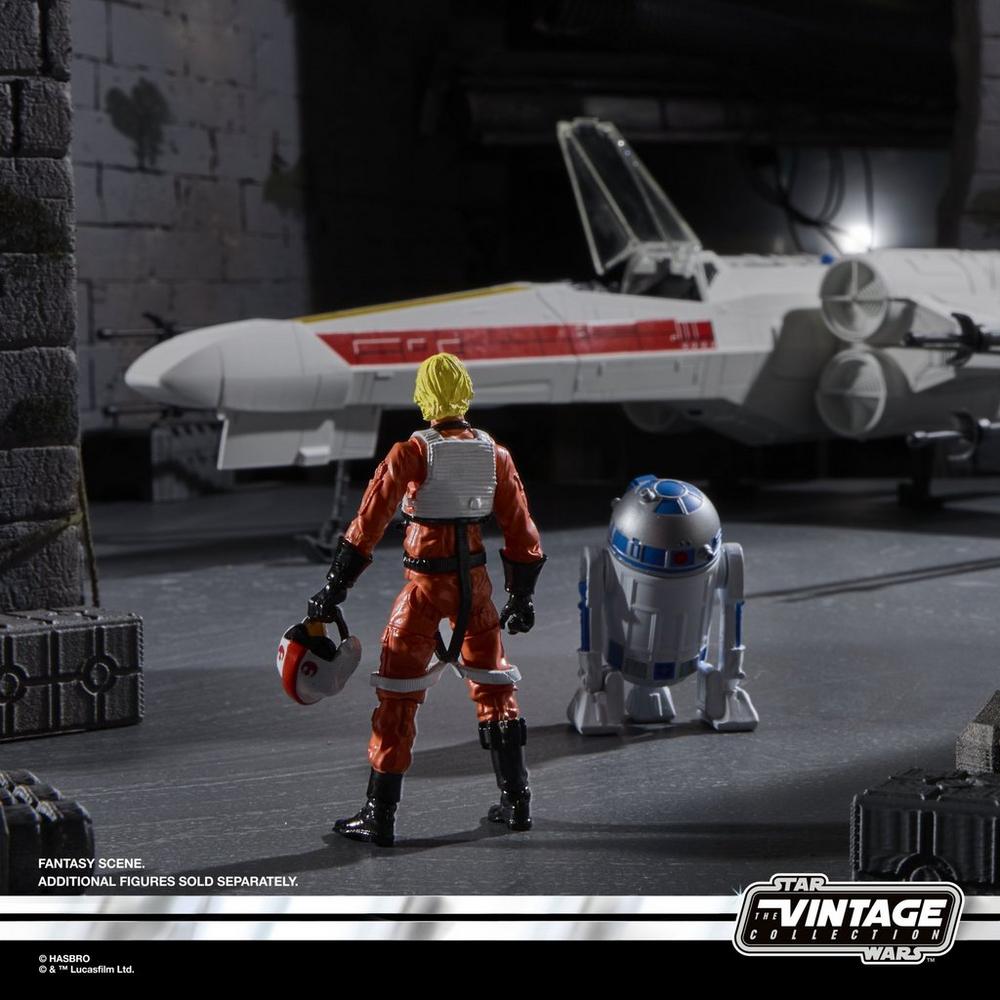 STAR WARS The Vintage Collection X-Wing Fighter and Luke Skywalker (X-Wing): Kenner Colors